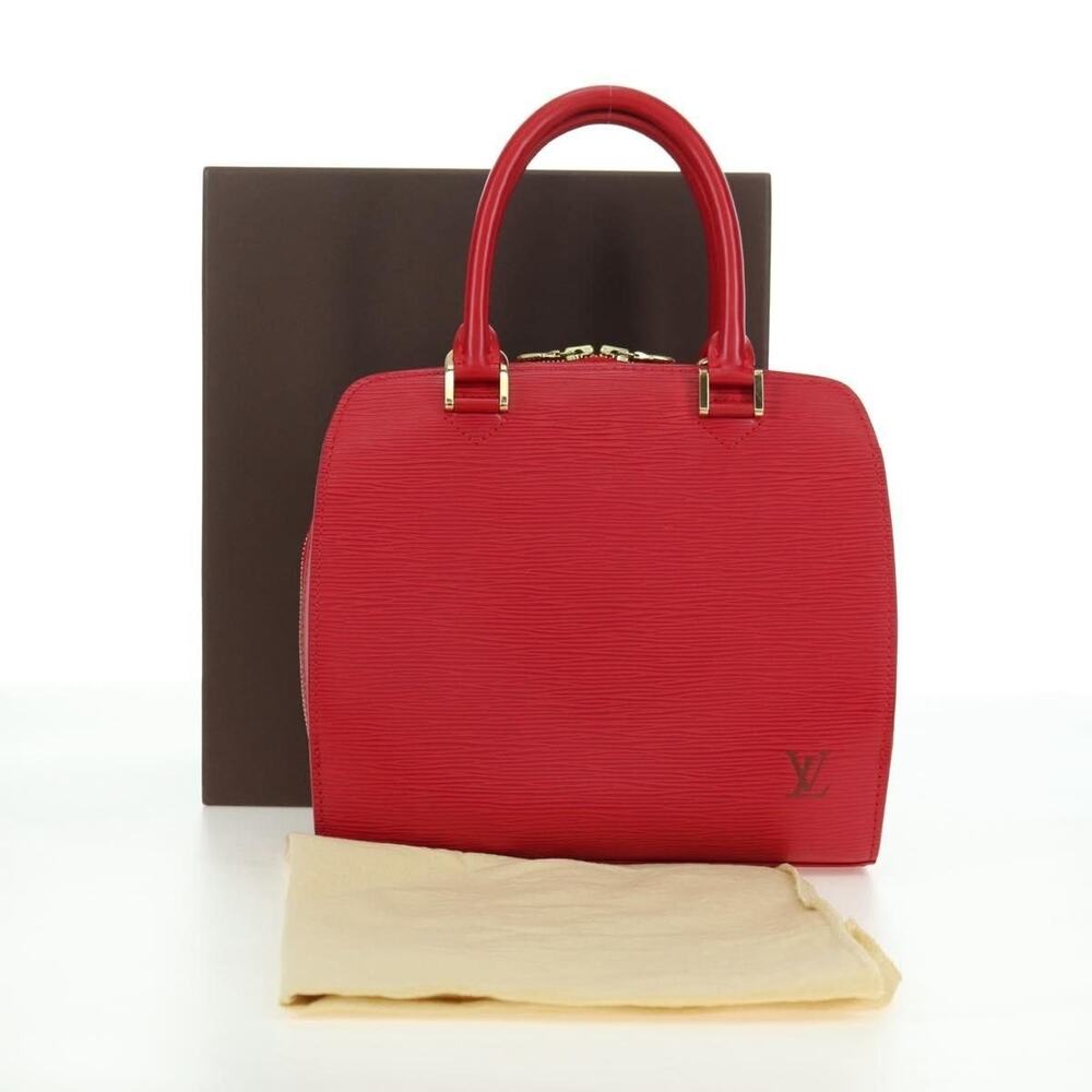 Louis Vuitton Epi Pont Neuf Handbag Red